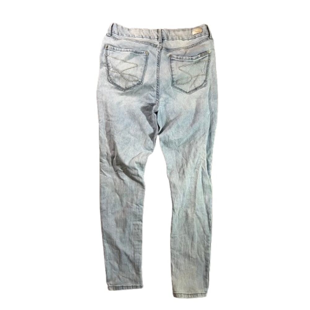 Seven7 brand jeans high-rise light-wash denim womens 12